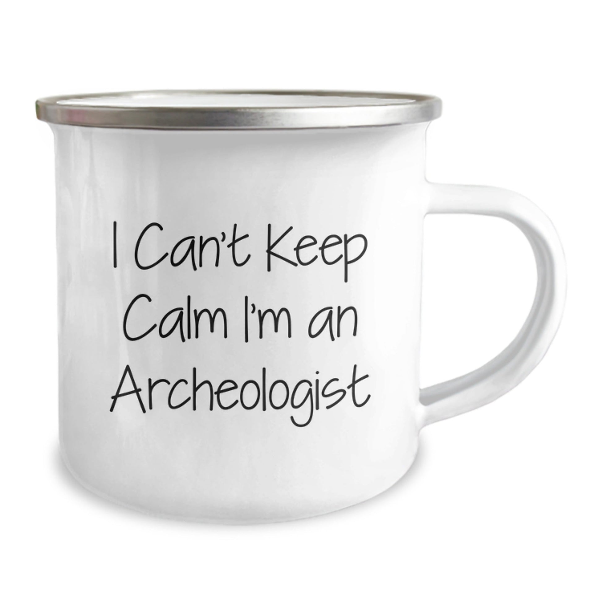 Funny Archeologist Gifts - 'I Can't Keep Calm I'm An Archeologist' Camping Mug for Birthday - Gifts from Friends to Archeologist - The Buy Boom