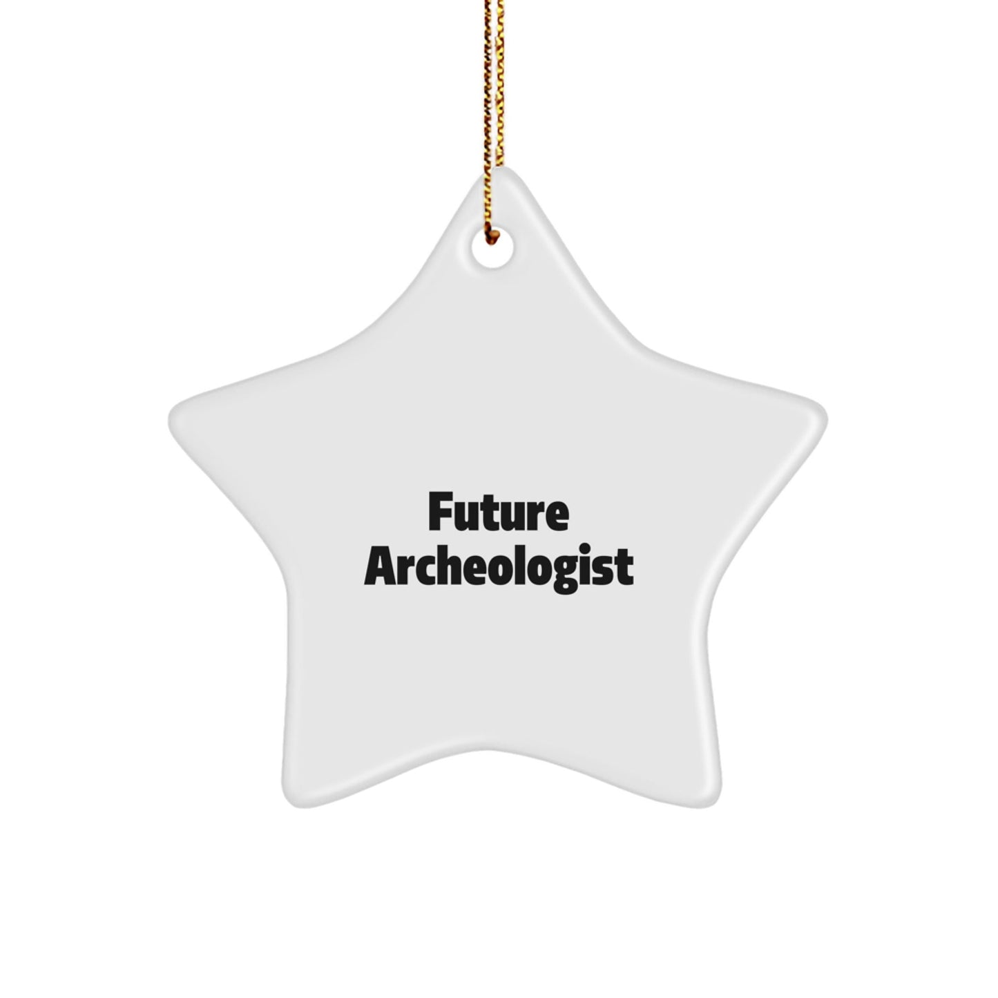 Funny Archeologist Star Ornament Gifts from Men to Future Archeologist at Christmas, Inspirational Archeologist Christmas Unique Gifts, Archeologist Star Ornament for Archeologist Friends - The Buy Boom