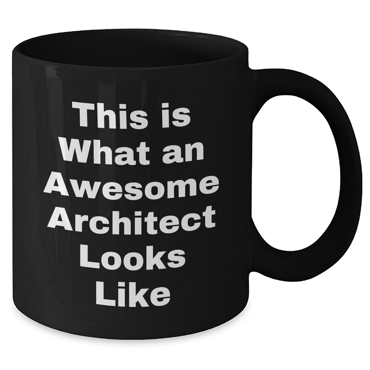 Funny Architect Gifts for Him - 'This Is What An Awesome Architect Looks Like' Quote on Black Coffee Mug, Gifts from Men to Architect, Father's Day Unique Gifts - The Buy Boom