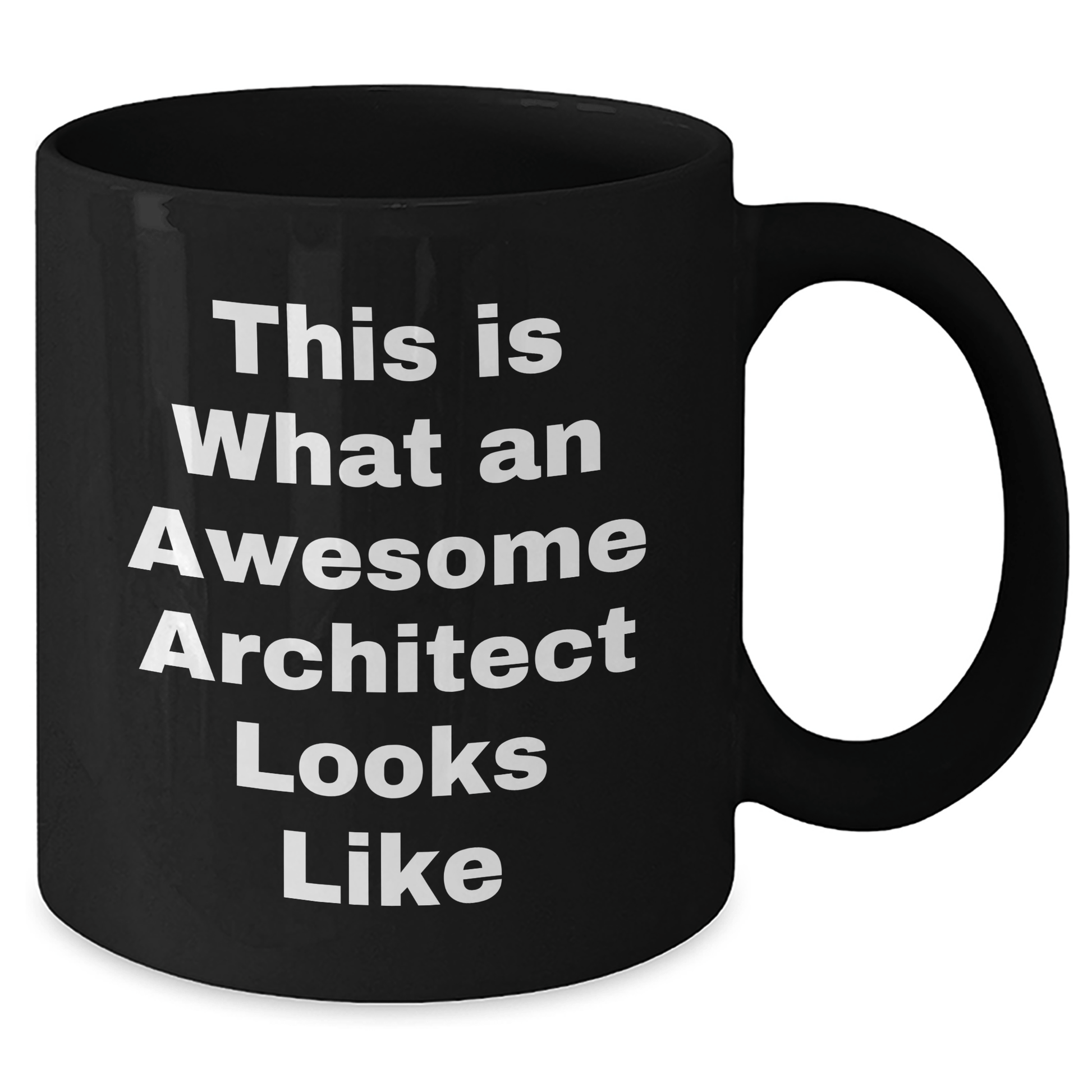Funny Architect Gifts for Him - 'This Is What An Awesome Architect Looks Like' Quote on Black Coffee Mug, Gifts from Men to Architect, Father's Day Unique Gifts - The Buy Boom