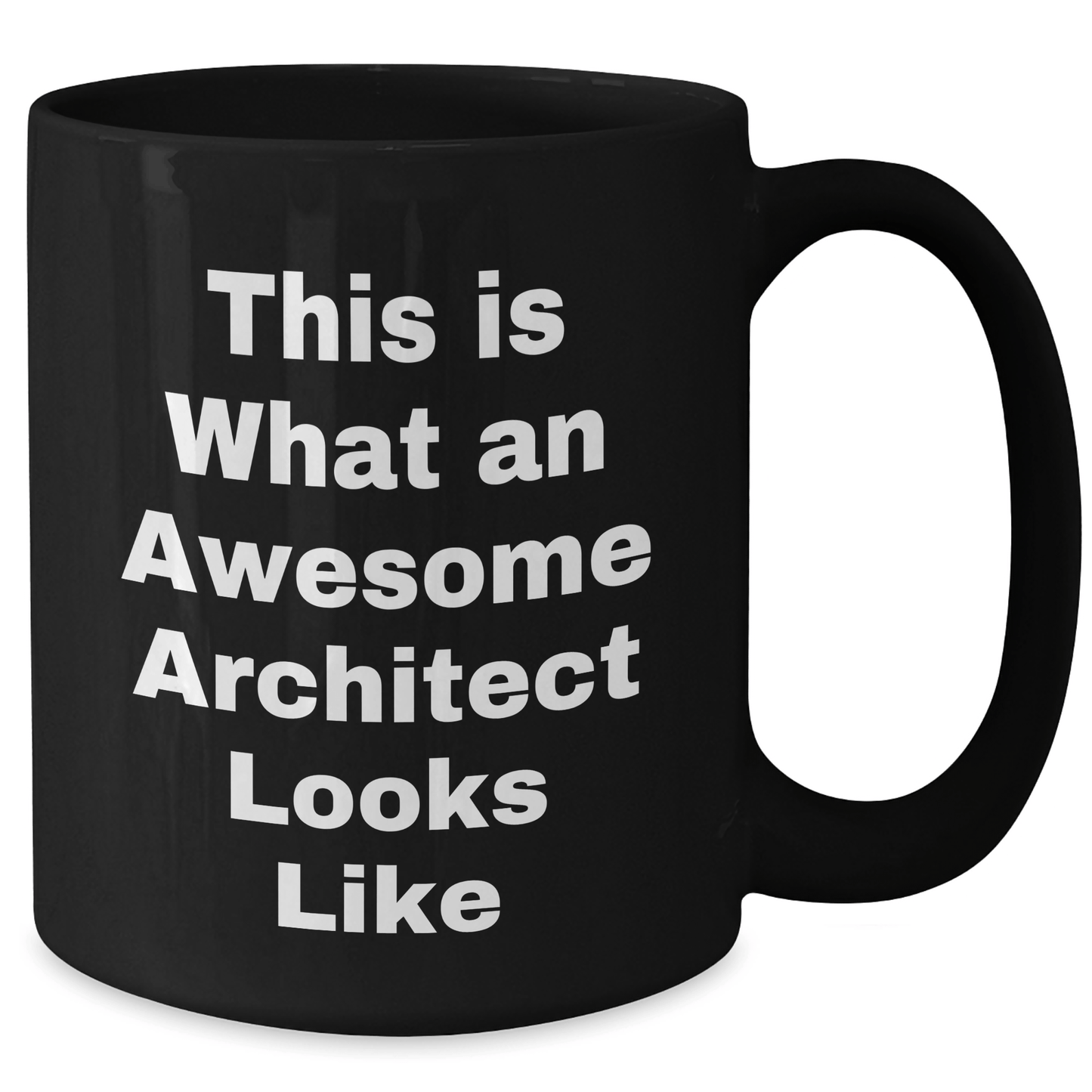 Funny Architect Gifts for Him - 'This Is What An Awesome Architect Looks Like' Quote on Black Coffee Mug, Gifts from Men to Architect, Father's Day Unique Gifts - The Buy Boom