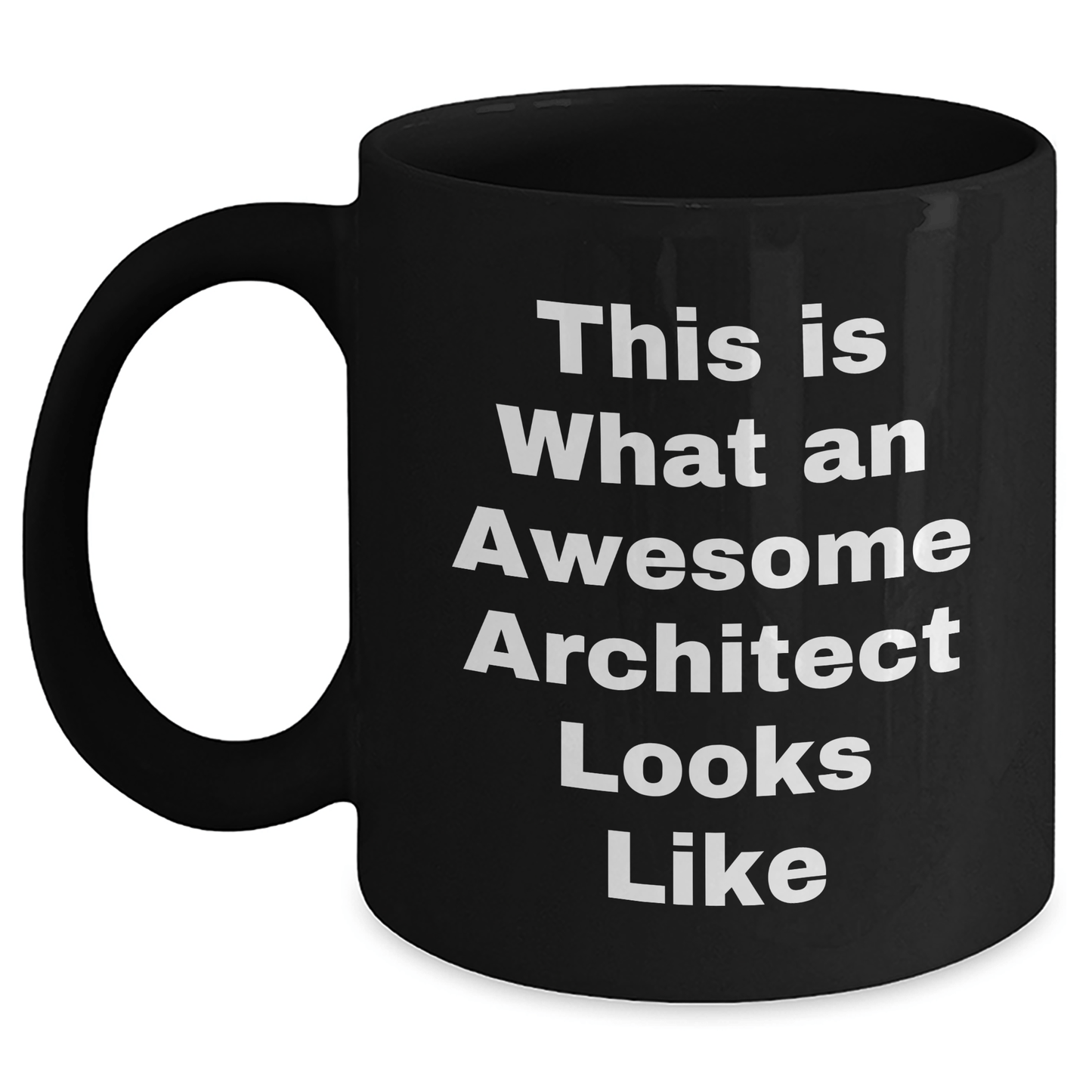 Funny Architect Gifts for Him - 'This Is What An Awesome Architect Looks Like' Quote on Black Coffee Mug, Gifts from Men to Architect, Father's Day Unique Gifts - The Buy Boom