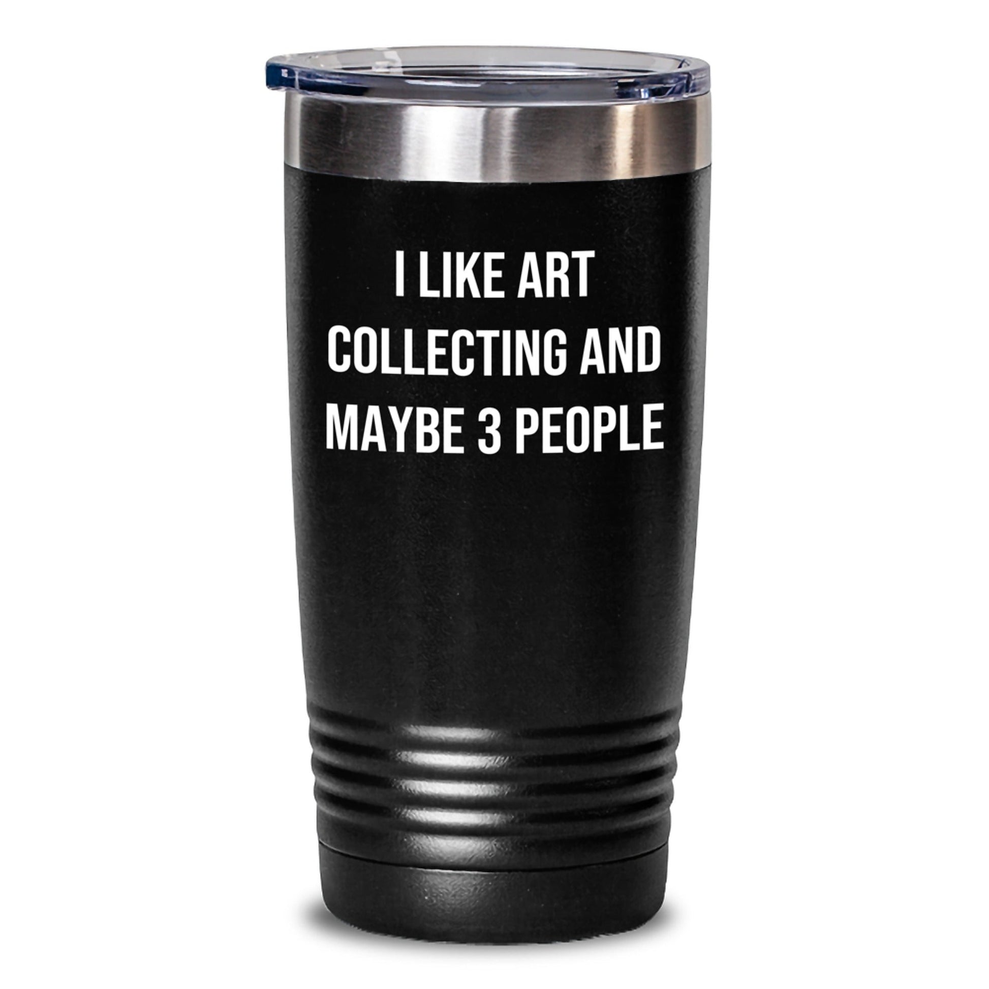 Funny Art Collecting Gifts for Art Lovers, 'I Like Art Collecting And Maybe 3 People' Christmas Unique Presents for Women Friends Family Coworkers - The Buy Boom