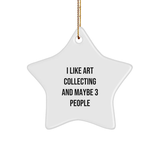 Funny Art Collecting Gifts for Friends and Family - Star Ornament for Christmas - The Buy Boom