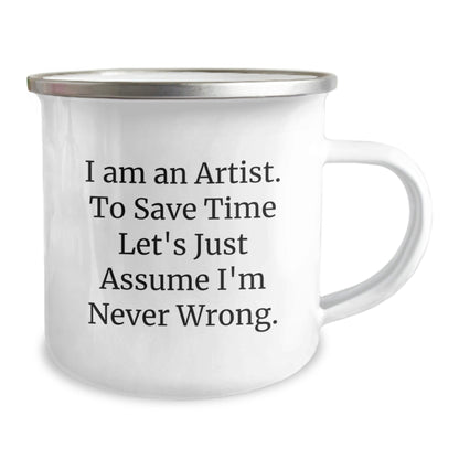Funny Artist Gifts from Friends to Artist Camping Mug - Unique Christmas Unique Gifts for Artist - The Buy Boom