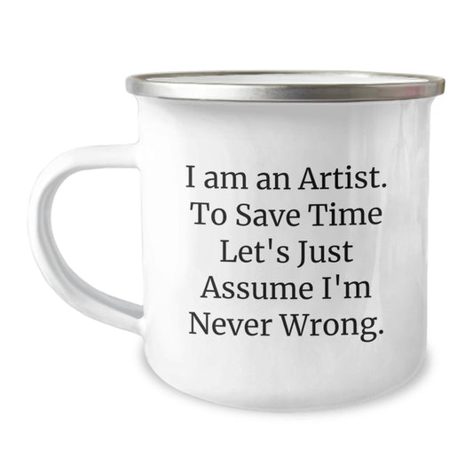 Funny Artist Gifts from Friends to Artist Camping Mug - Unique Christmas Unique Gifts for Artist - The Buy Boom