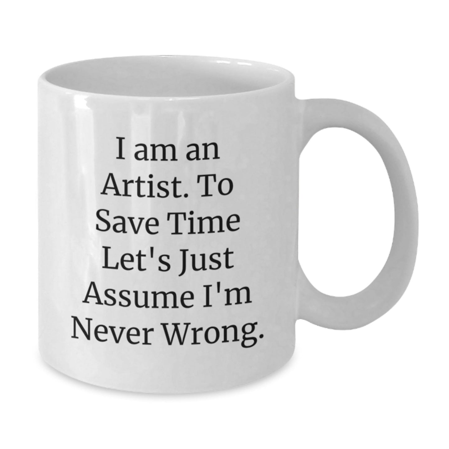Funny Artist Gifts from Friends, White Coffee Mug with I Am an Artist Quote, Christmas Unique Presents for Artists - The Buy Boom