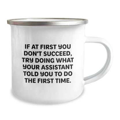 Funny Assistant Camping Mug Gifts for Friends from Men - Christmas Unique Presents - The Buy Boom