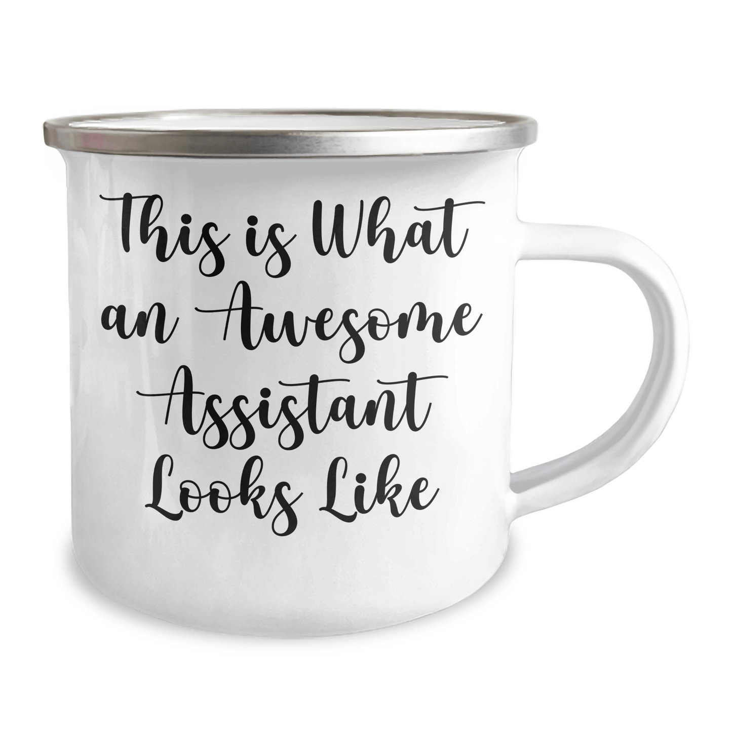 Funny Assistant Gifts for Men - 'This Is What An Awesome Assistant Looks Like' Camping Mug, Unique Father's Day Unique Gift from Friends, Coworkers, or Family - The Buy Boom