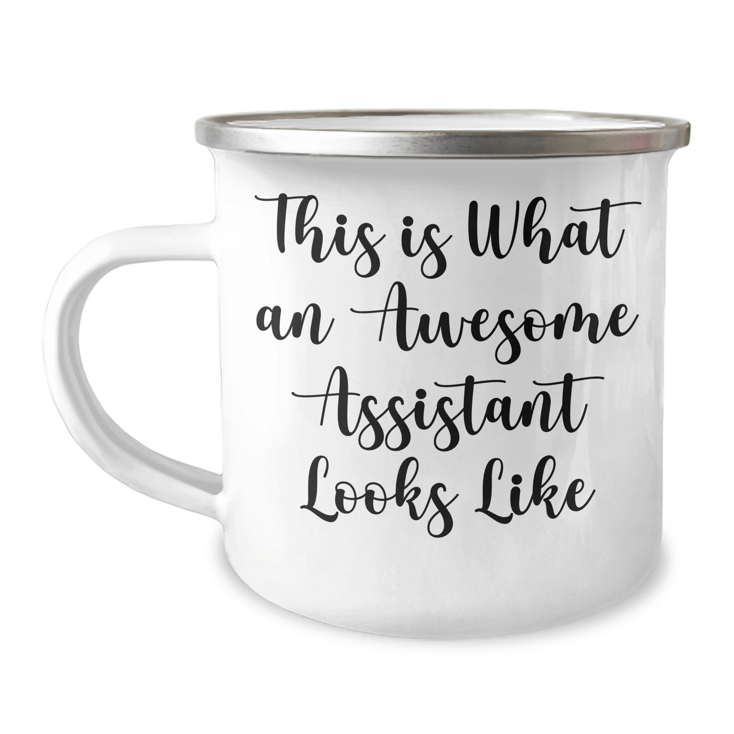 Funny Assistant Gifts for Men - 'This Is What An Awesome Assistant Looks Like' Camping Mug, Unique Father's Day Unique Gift from Friends, Coworkers, or Family - The Buy Boom