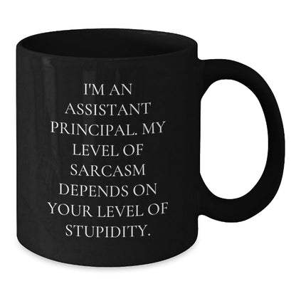 Funny Assistant Principal Gifts for Men - I'm An Assistant Principal Mug, Black Coffee Mug for Assistant Principal, Christmas Unique Gifts from Friends to Assistant Principal - The Buy Boom
