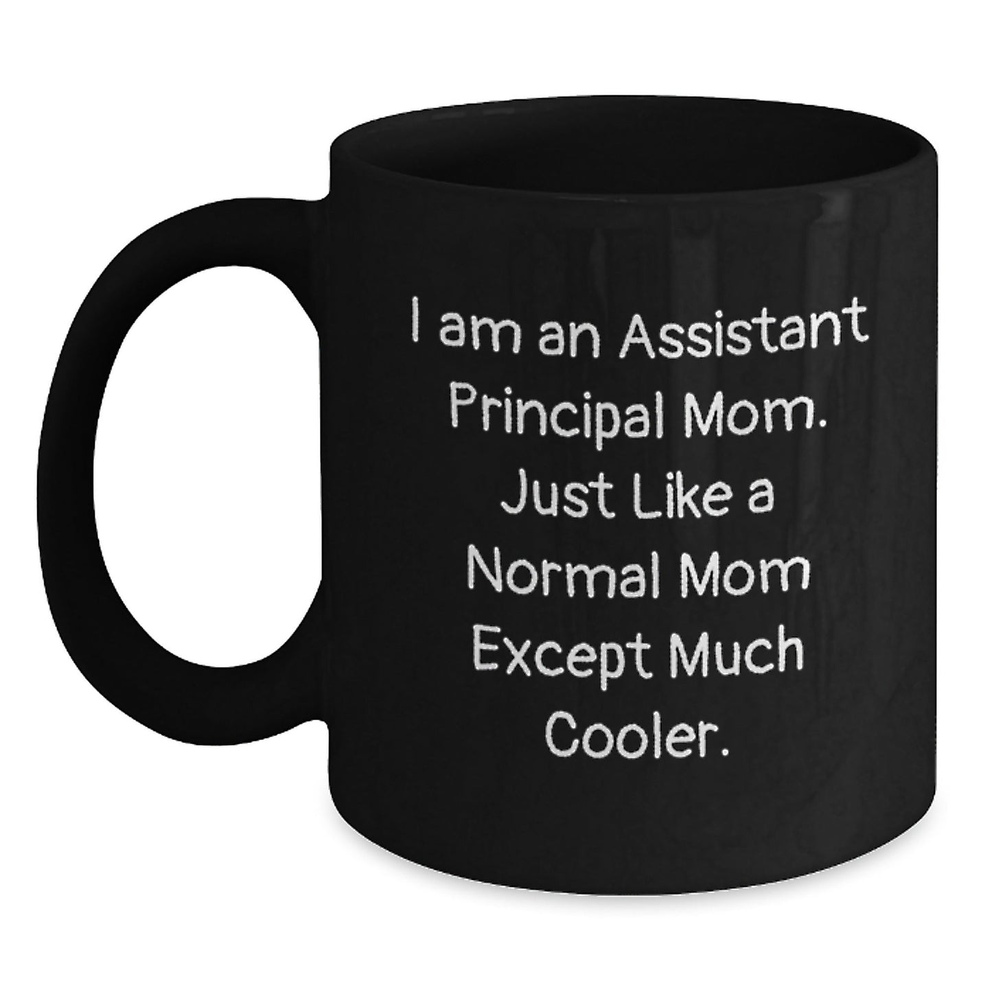 Funny Assistant Principal Mom Black Coffee Mug Gifts for Graduation, Gifts from Friends, Women, or Family - The Buy Boom