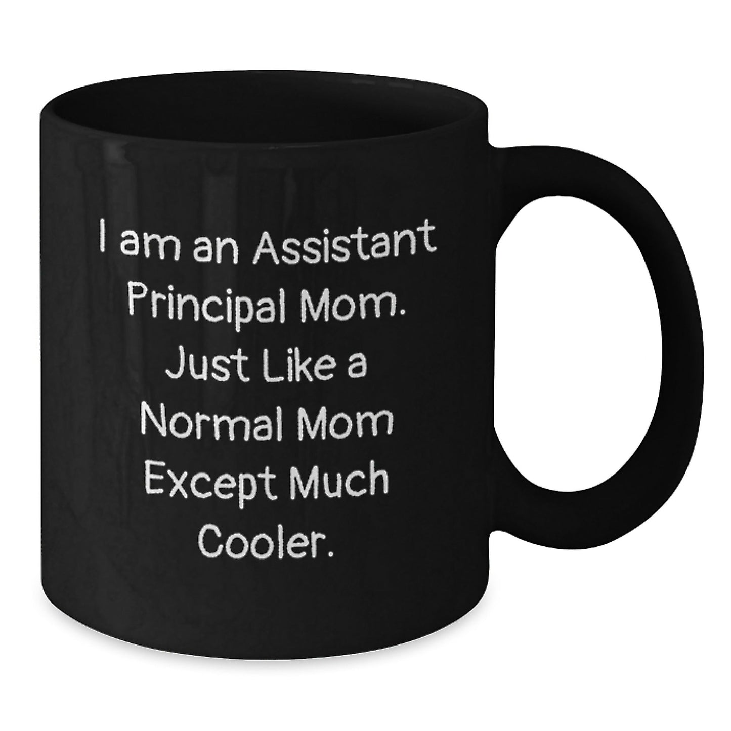 Funny Assistant Principal Mom Black Coffee Mug Gifts for Graduation, Gifts from Friends, Women, or Family - The Buy Boom