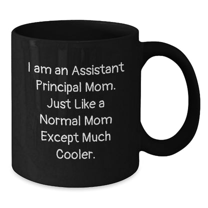Funny Assistant Principal Mom Black Coffee Mug Gifts for Graduation, Gifts from Friends, Women, or Family - The Buy Boom
