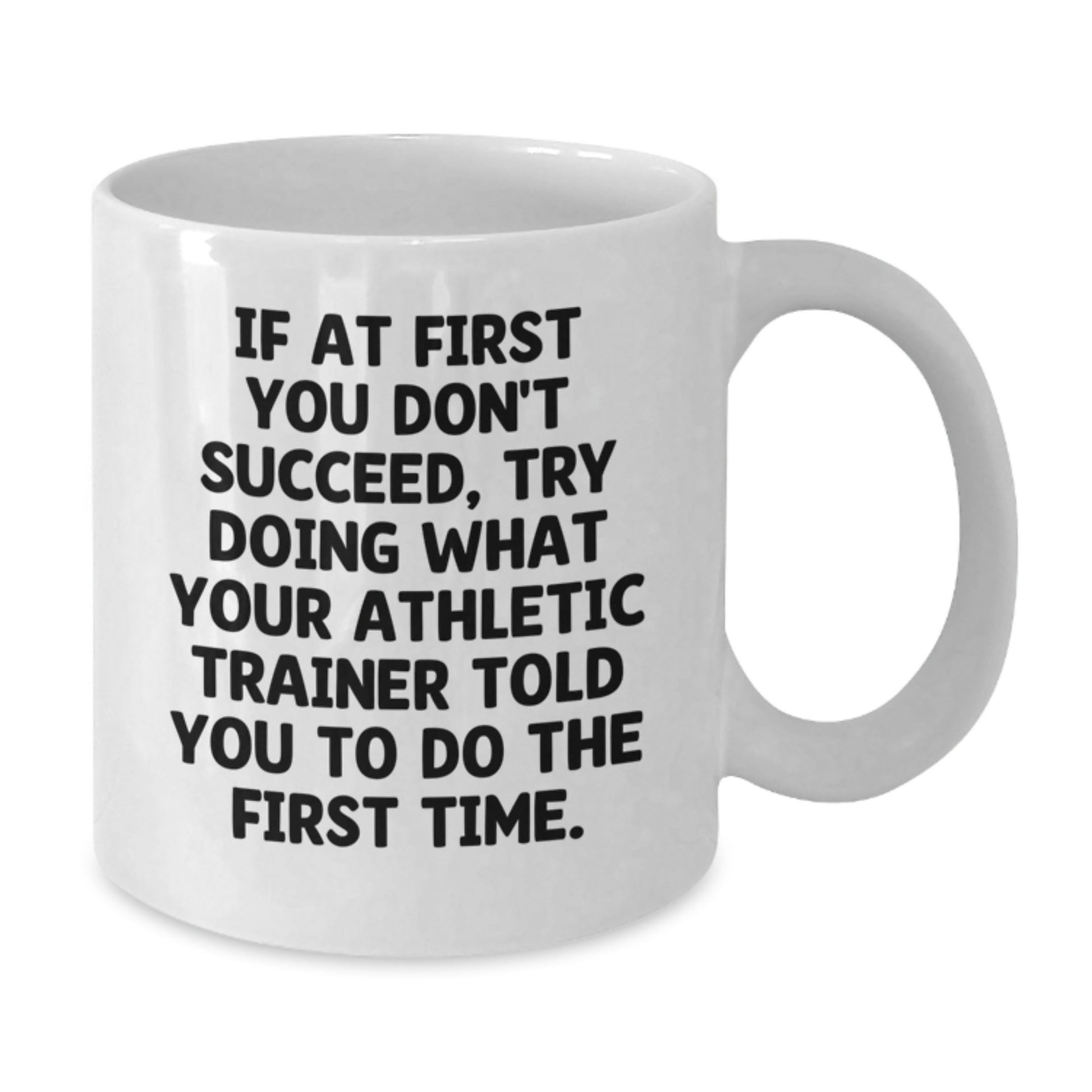Funny Athletic Trainer Gifts for Men Women from Friends Family - White Coffee Mug with Inspirational Quote - The Buy Boom