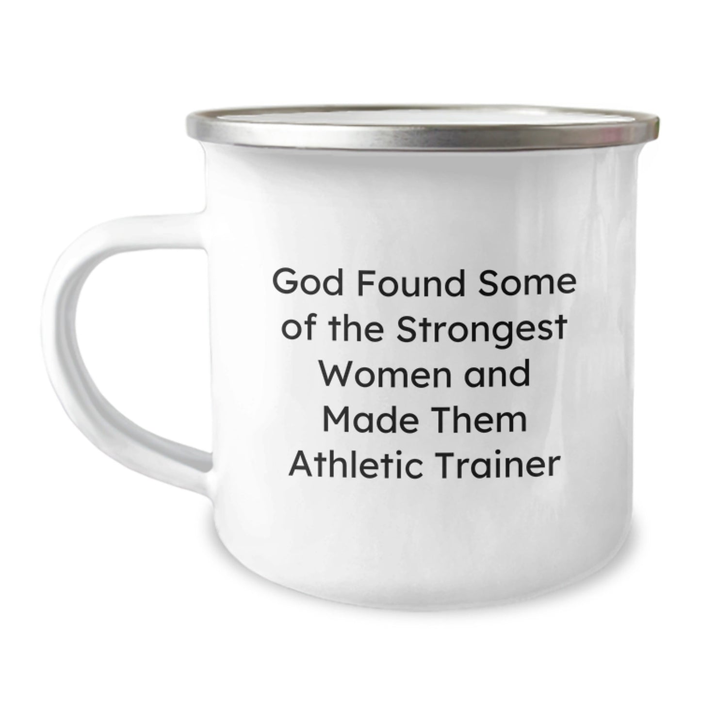 Funny Athletic Trainer Gifts from Family - God Made Them Strongest Women, Camping Mug for Christmas Unique Ideas - The Buy Boom