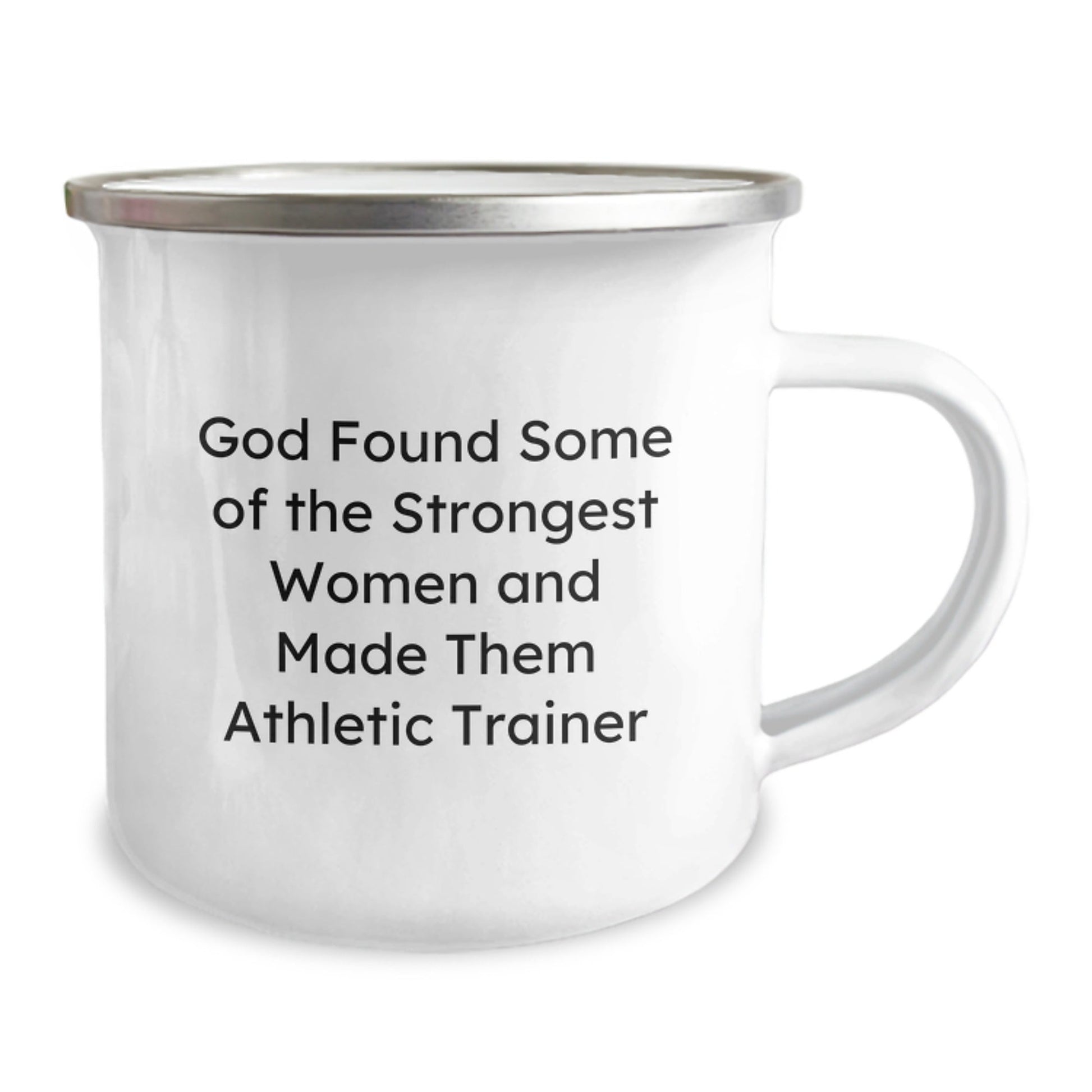 Funny Athletic Trainer Gifts from Family - God Made Them Strongest Women, Camping Mug for Christmas Unique Ideas - The Buy Boom