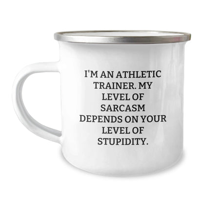 Funny Athletic Trainer Gifts from Friends to Colleagues, Inspirational Camping Mug for Graduation - The Buy Boom