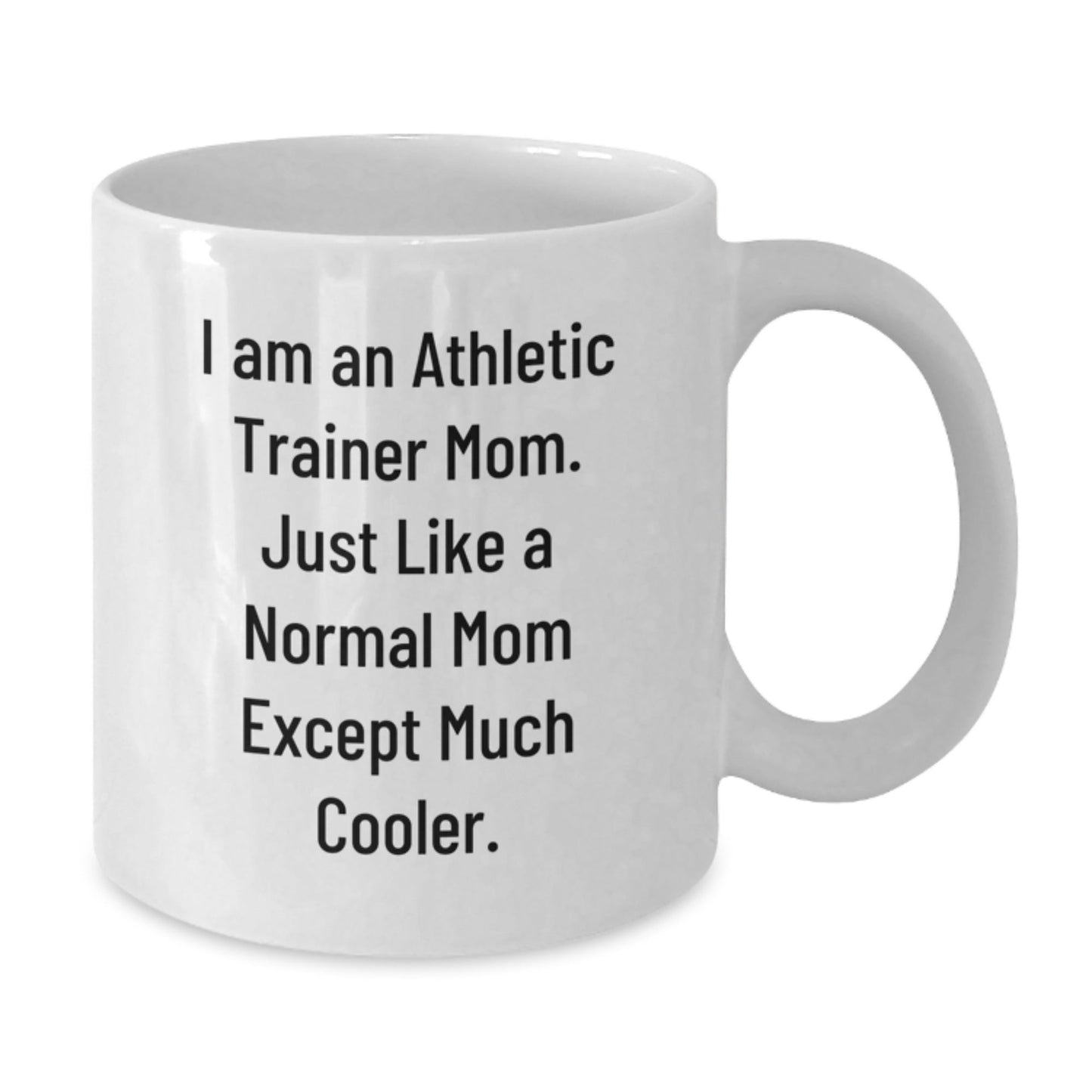 Funny Athletic Trainer Mom Gifts from Friends to Family White Coffee Mugs for Christmas Unique Presents - The Buy Boom