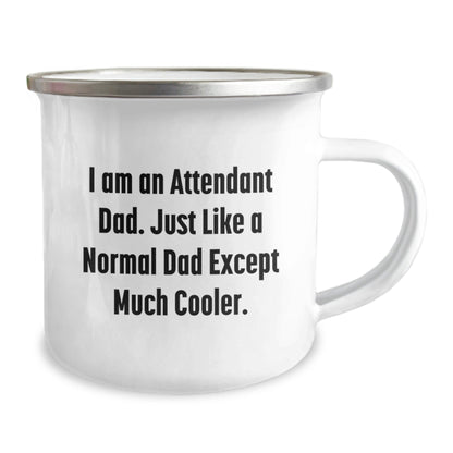 Funny Attendant Dad Camping Mug Gifts from Men to Attendant Friends for Christmas - The Buy Boom