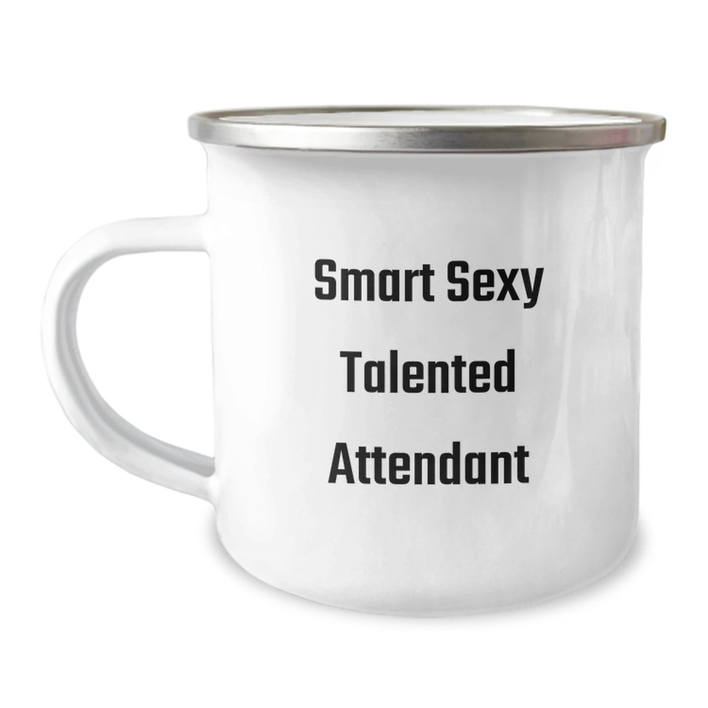 Funny Attendant Gifts from Friends for Birthday, Smart Sexy Talented Attendant Camping Mug, 'You're the Best Attendant!' Quote - The Buy Boom
