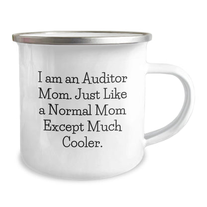 Funny Auditor Gifts for Men - Camping Mug, Unique Christmas Unique Gifts from Mom for Auditor Dad - I Am An Auditor Mom - The Buy Boom