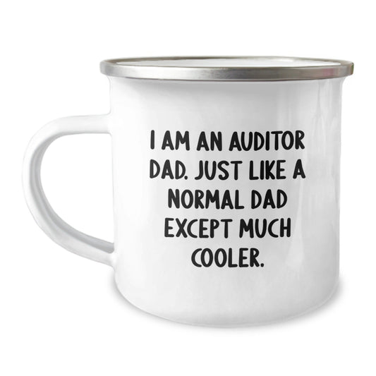 Funny Auditor Gifts for Men, Christmas Unique Gifts from Dad, I Am An Auditor Dad Camping Mug - The Buy Boom