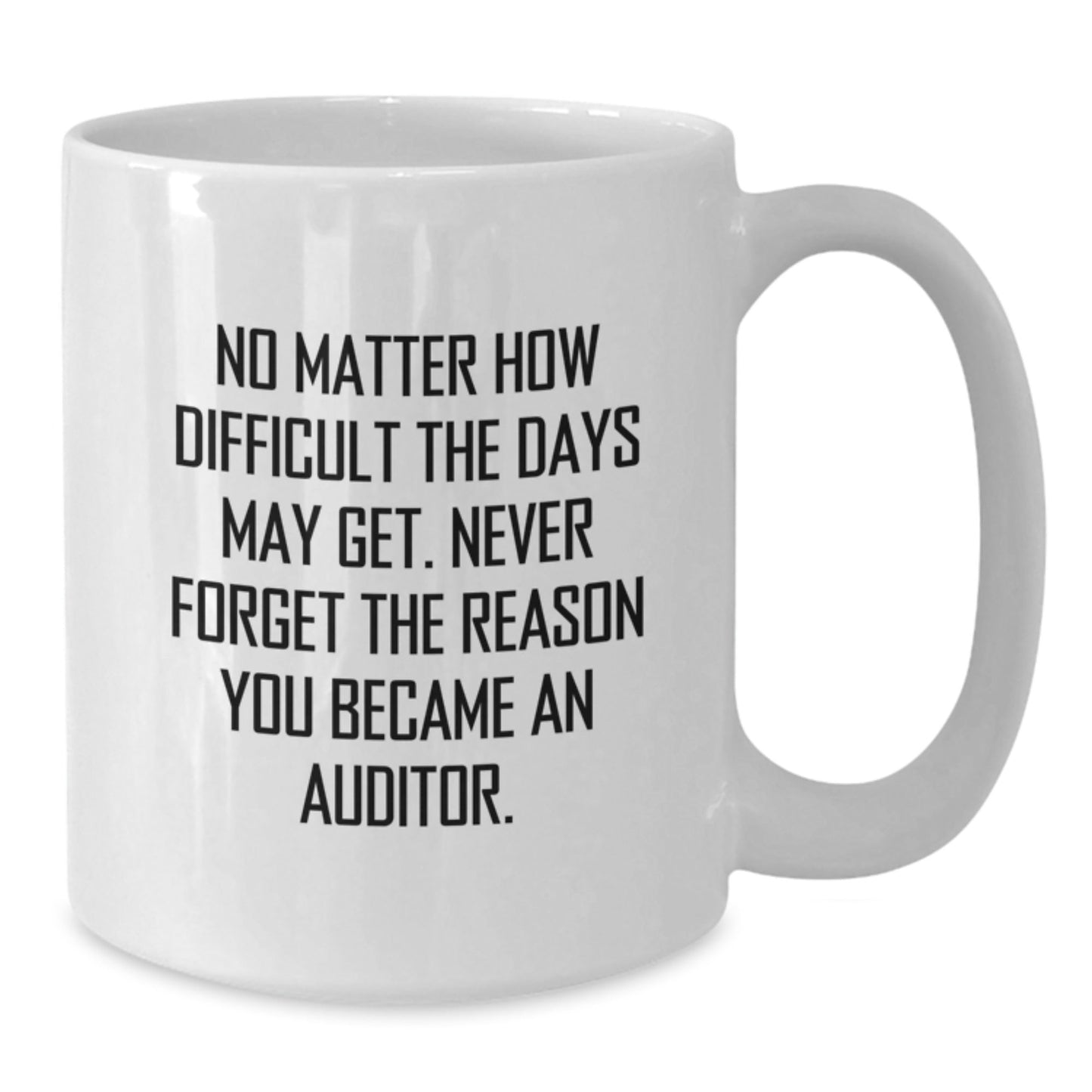 Funny Auditor Gifts for Men Women Friends Coworkers Family, White Coffee Mug with Inspirational Quote, Christmas Unique Gifts from Friends - The Buy Boom