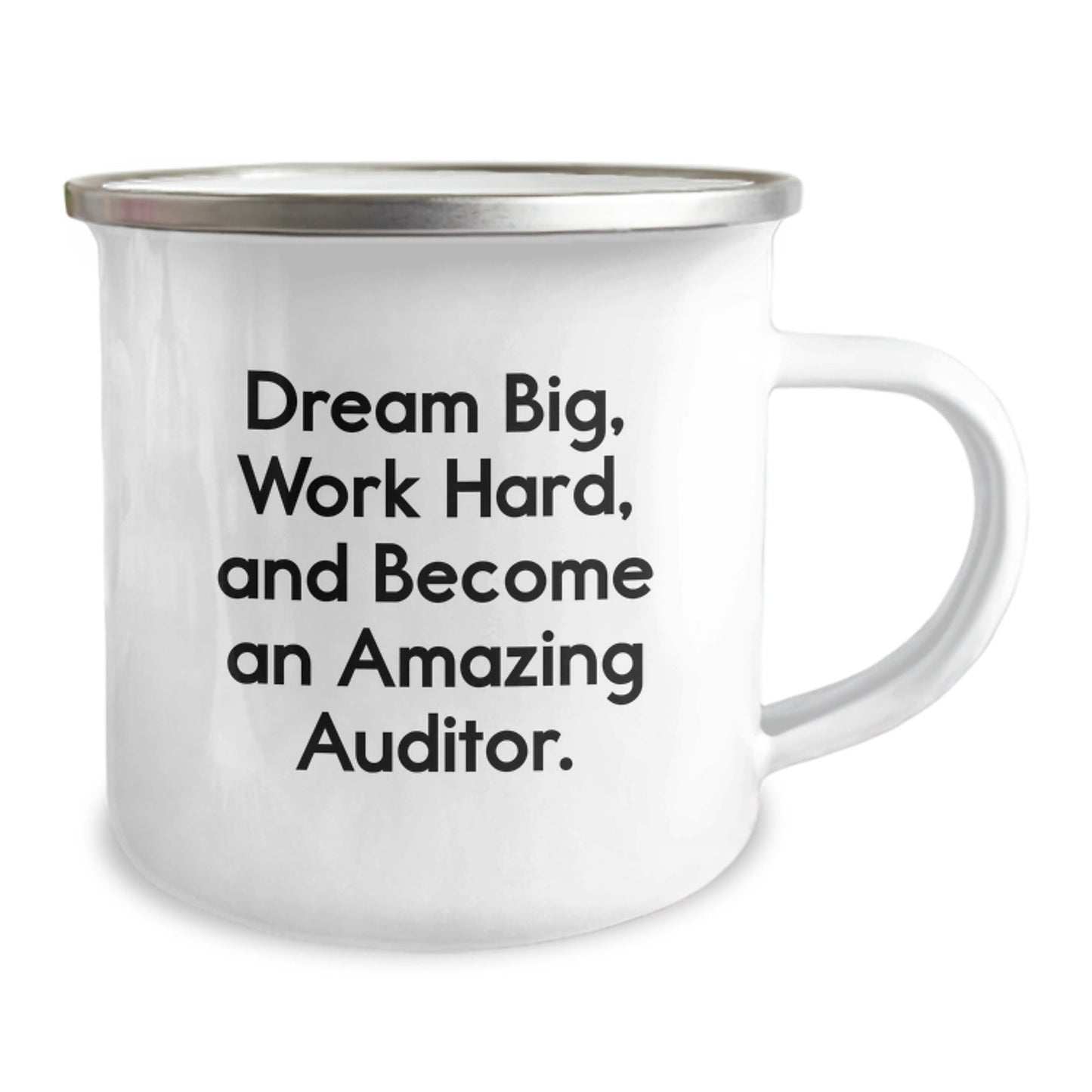 Funny Auditor Gifts from Family - Dream Big, Work Hard, Become Amazing Auditor Christmas Unique Mugs for Men, Women, and Coworkers - The Buy Boom