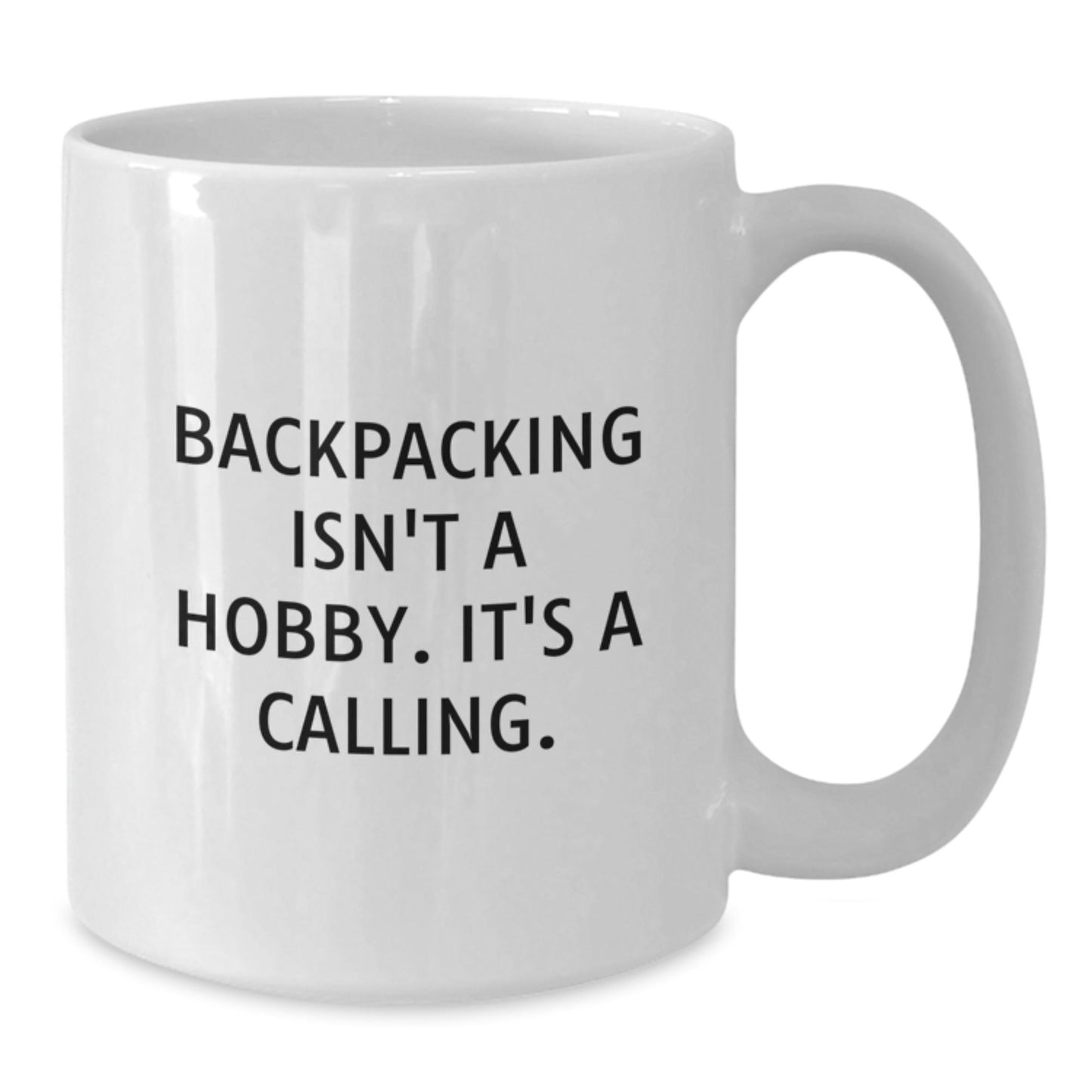 Funny Backpacking Quote Gifts for Men, White Coffee Mug, Christmas Unique Ideas for Outdoor Enthusiasts, Gifts from Friends, Family, Coworkers - The Buy Boom