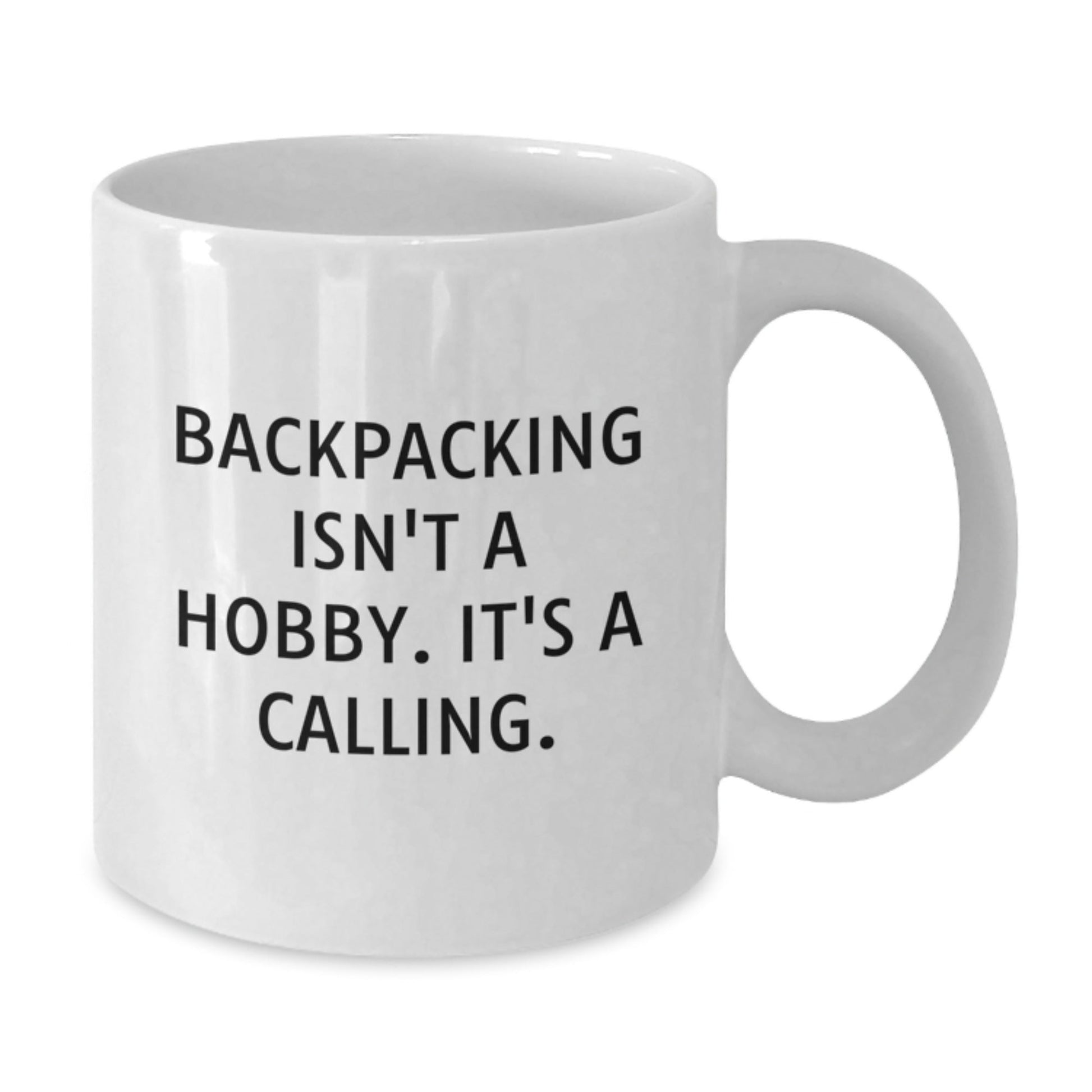 Funny Backpacking Quote Gifts for Men, White Coffee Mug, Christmas Unique Ideas for Outdoor Enthusiasts, Gifts from Friends, Family, Coworkers - The Buy Boom