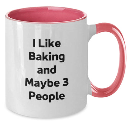 Funny Baking Quotes Two Tone Coffee Mugs, Gifts from Friends, Family, Coworkers to Baking Lovers, Unique Christmas Unique Gifts - The Buy Boom