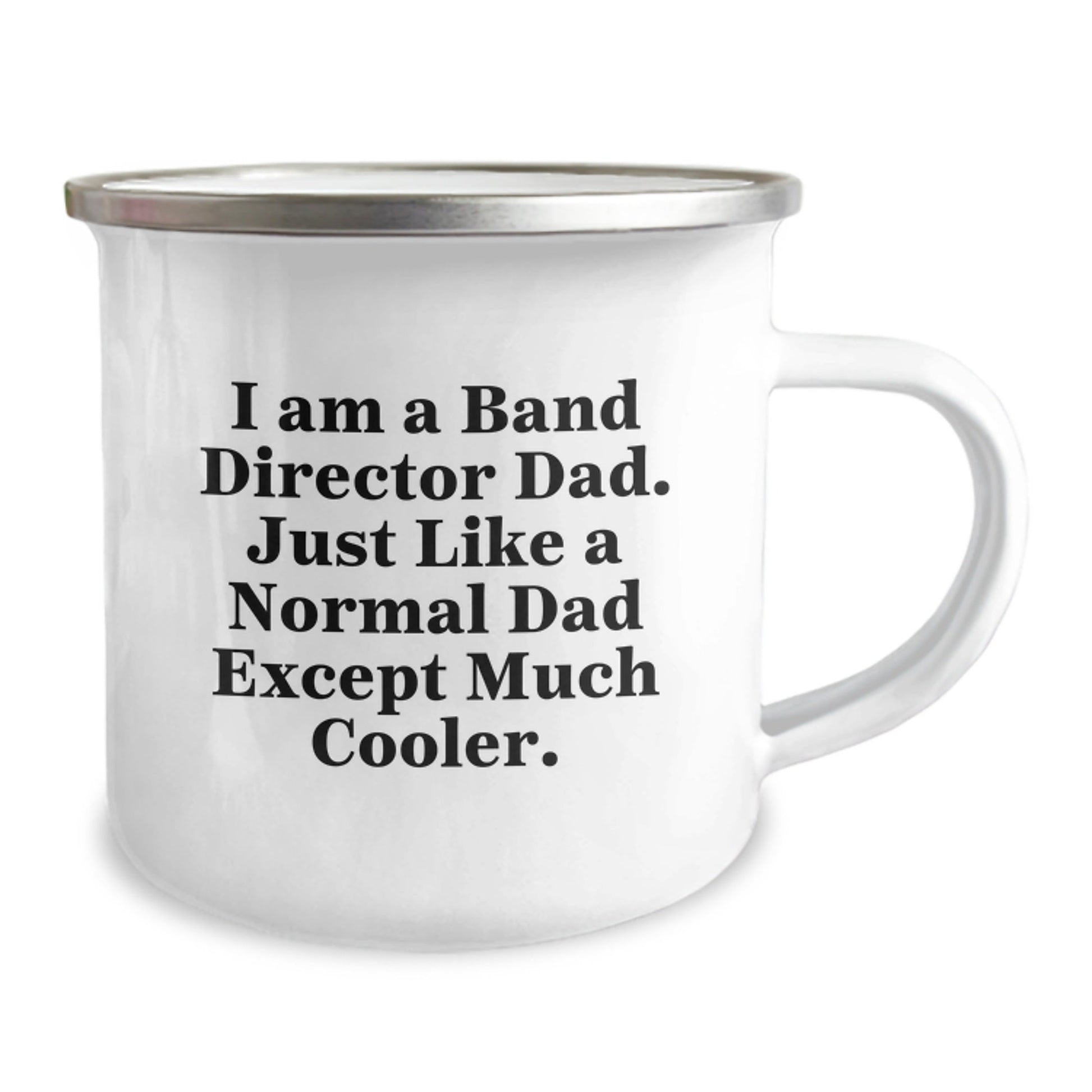Funny Band Director Dad Camping Mug - Gifts from Dad for the Coolest Band Director on Christmas - The Buy Boom