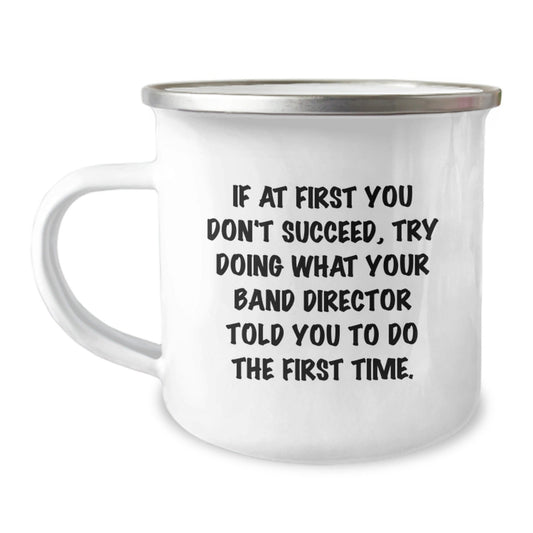 Funny Band Director Gifts for Men - Christmas Unique Gifts from Family - Camping Mug with Inspirational Quote - The Buy Boom