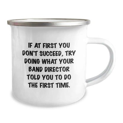 Funny Band Director Gifts for Men - Christmas Unique Gifts from Family - Camping Mug with Inspirational Quote - The Buy Boom