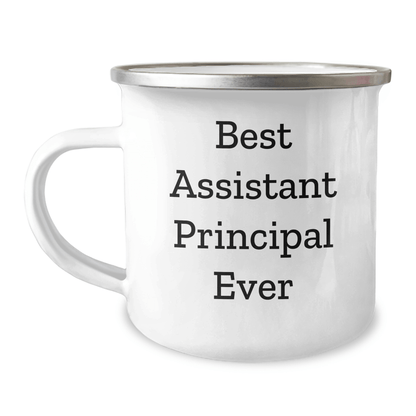 Funny Best Assistant Principal Ever Gift for Him from Friends to Assistant Principal Camping Mug, Perfect for Graduation Unique Gifts - The Buy Boom
