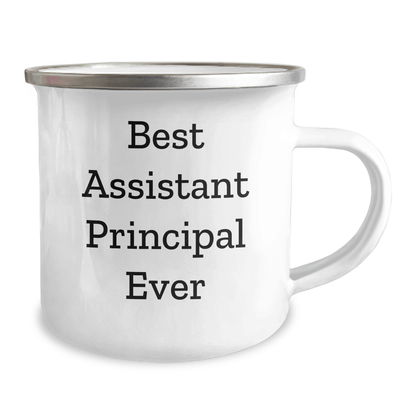 Funny Best Assistant Principal Ever Gift for Him from Friends to Assistant Principal Camping Mug, Perfect for Graduation Unique Gifts - The Buy Boom