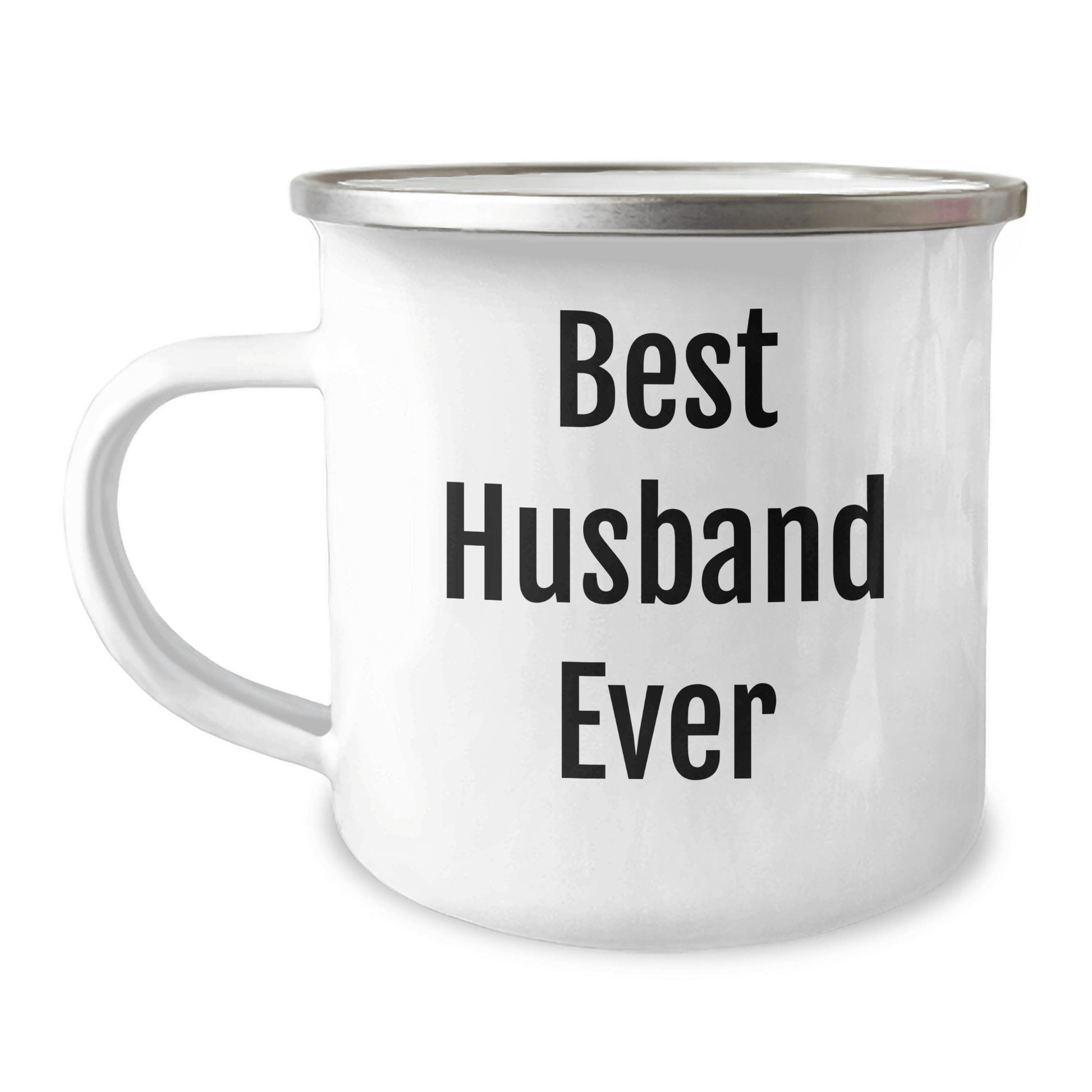 Funny Best Husband Ever Gifts for Husband Camping Mug with Enamel Finish, Gifts from Men to Husband, Unique Graduation Present for Men - The Buy Boom