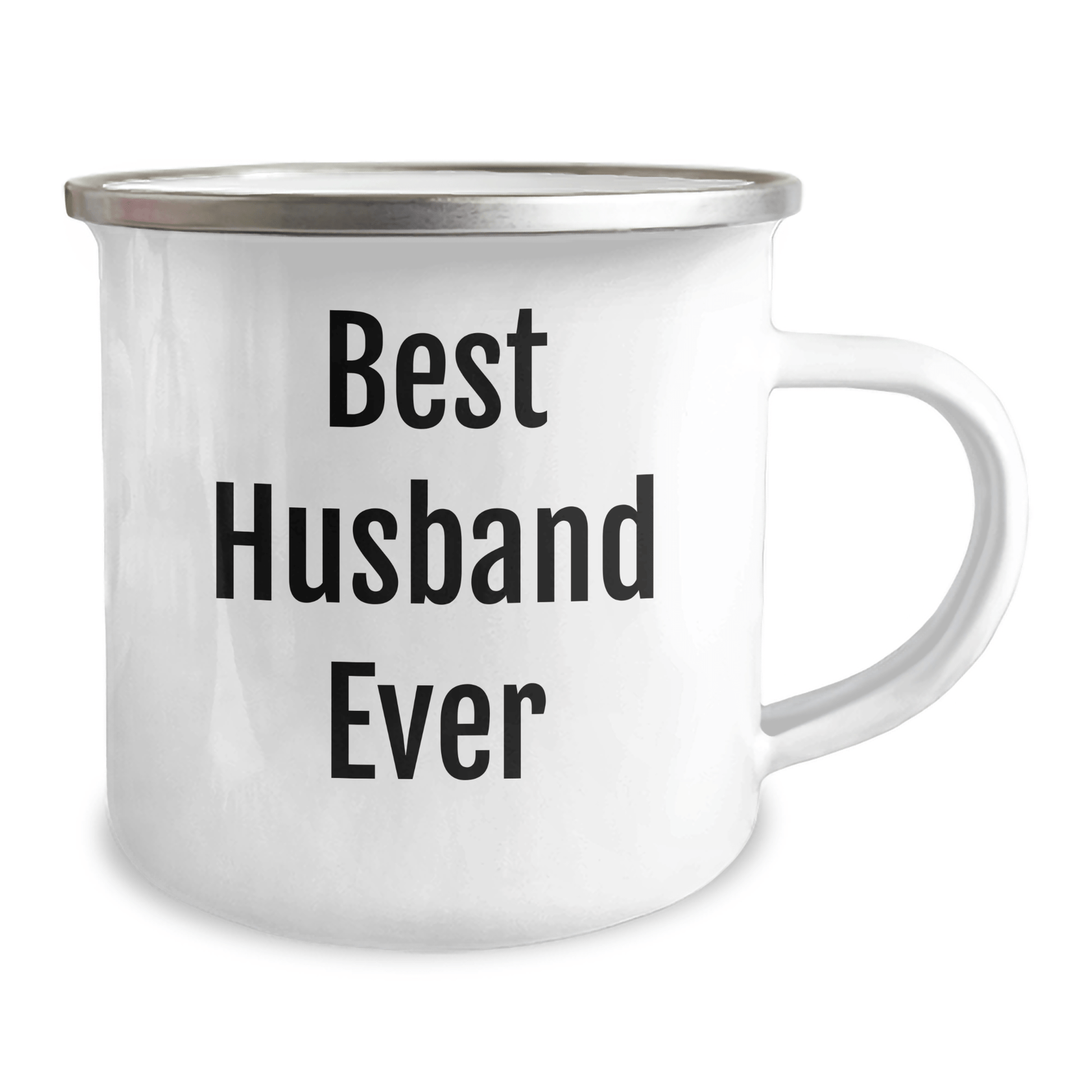 Funny Best Husband Ever Gifts for Husband Camping Mug with Enamel Finish, Gifts from Men to Husband, Unique Graduation Present for Men - The Buy Boom