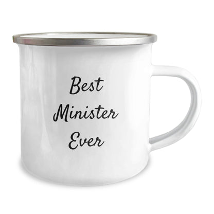 Funny Best Minister Ever Camping Mug Gifts from Friends for Graduation - The Buy Boom