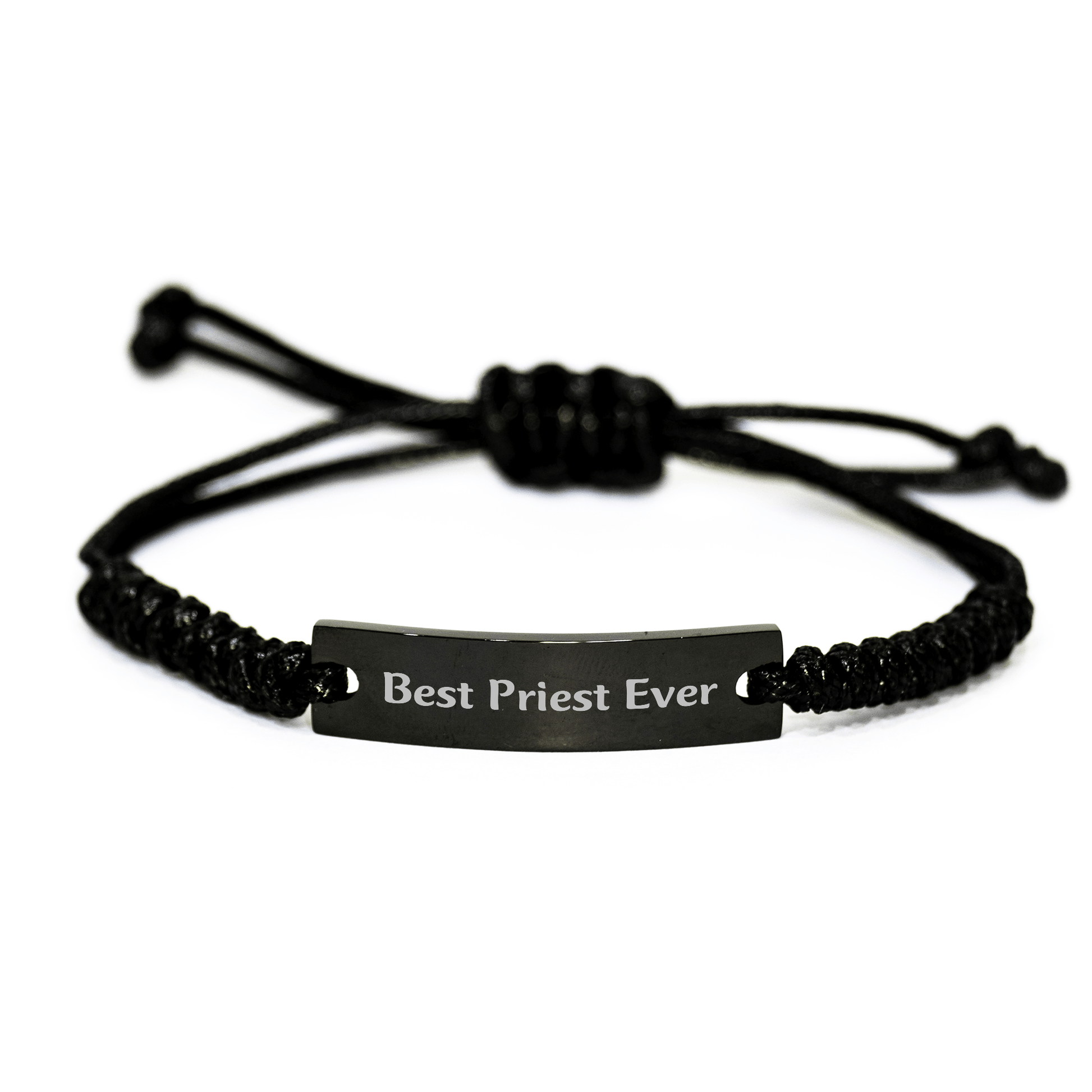 Funny Best Priest Ever Rope Bracelet Gift for Priest from Family on Father's Day - The Buy Boom