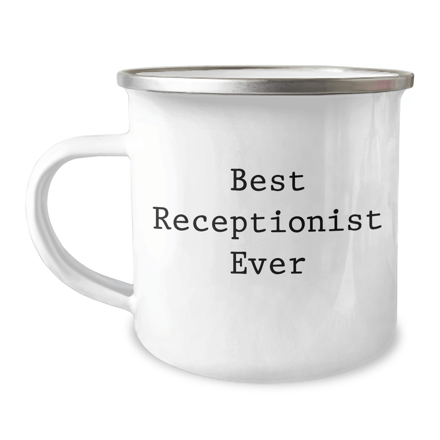 Funny Best Receptionist Ever Gifts from Men to Receptionist Friends on Father's Day Unique Camping Mugs - The Buy Boom