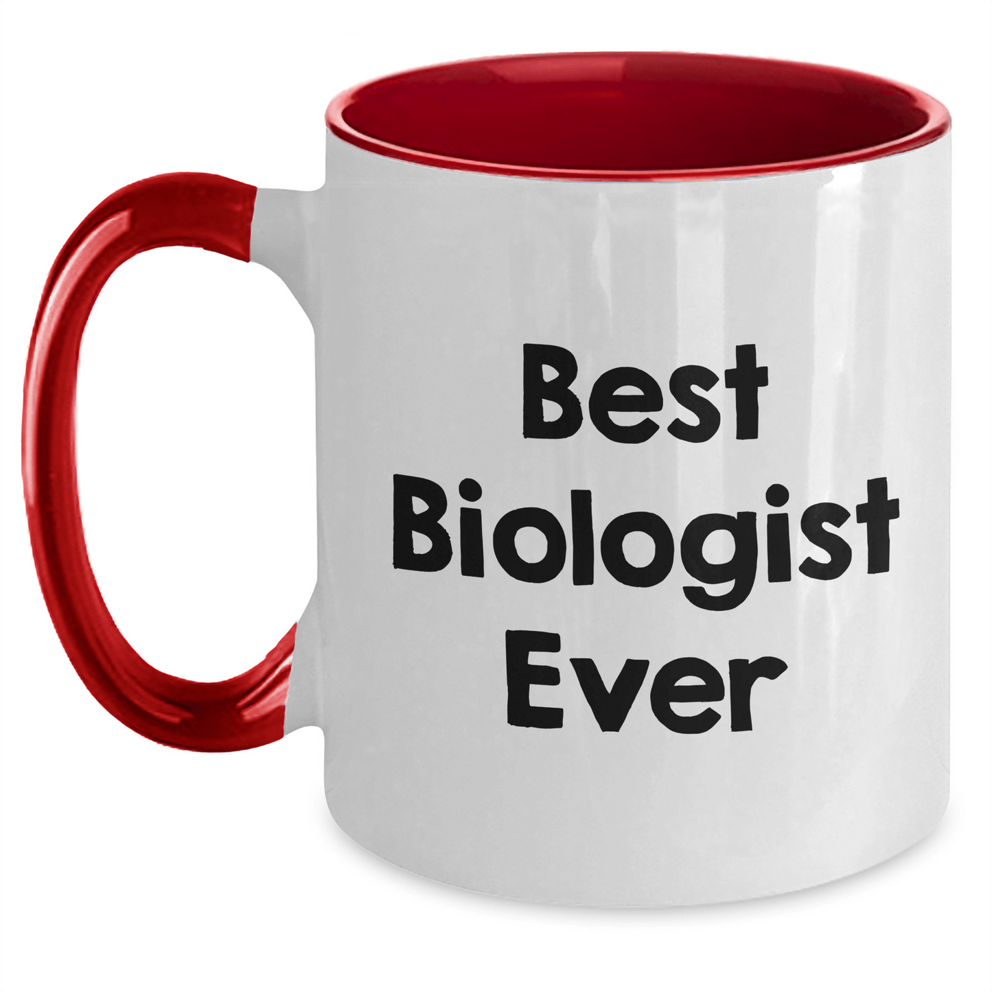 Funny Biologist Gifts - Best Biologist Ever Quote Two Tone Coffee Mug for Graduation, Gifts from Friends, Family, Coworkers to Biologists - The Buy Boom