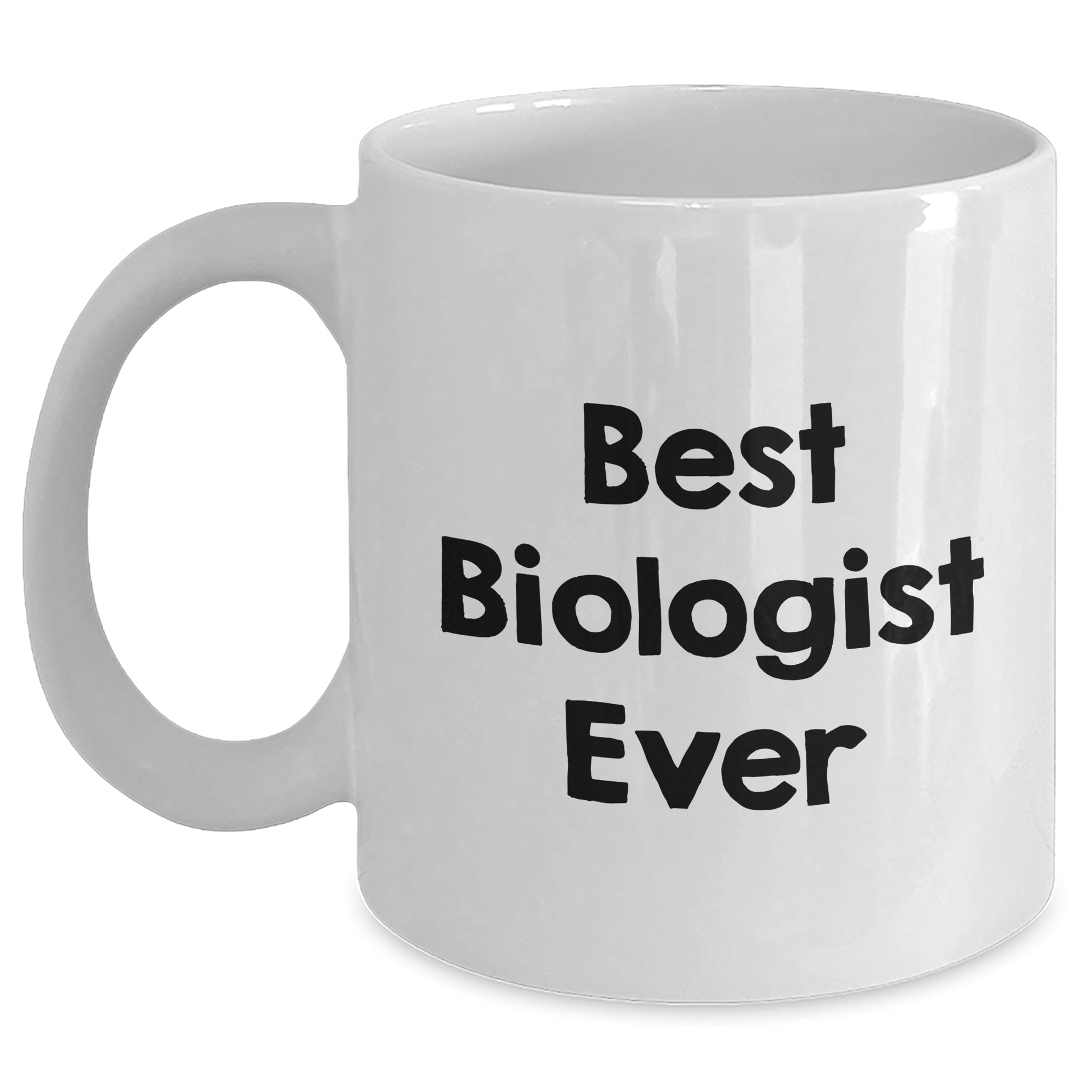 Funny Biologist Gifts, Best Biologist Ever Quote, White Coffee Mug, Graduation Unique Gifts from Women to Biologist Friends and Family - The Buy Boom