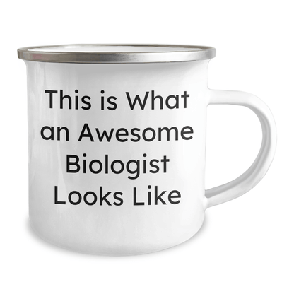 Funny Biologist Gifts for Men, This Is What An Awesome Biologist Looks Like, Camping Mug for Father's Day Unique Gifts from Family - The Buy Boom