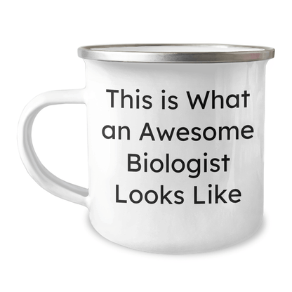Funny Biologist Gifts for Men, This Is What An Awesome Biologist Looks Like, Camping Mug for Father's Day Unique Gifts from Family - The Buy Boom