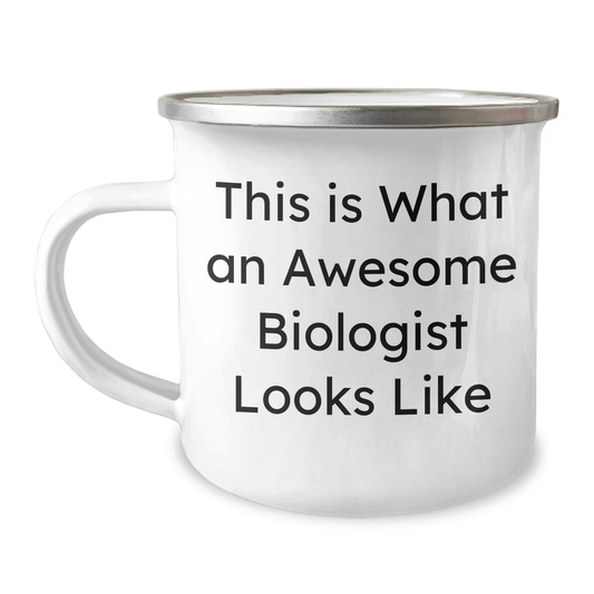 Funny Biologist Gifts for Men, This Is What An Awesome Biologist Looks Like, Camping Mug for Father's Day Unique Gifts from Family - The Buy Boom