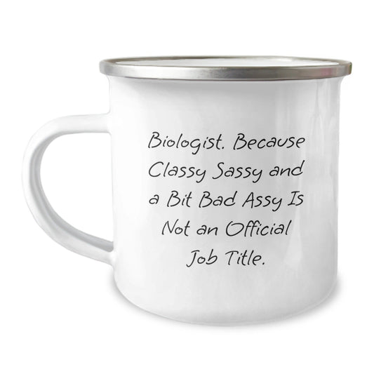 Funny Biologist Gifts for Men, Women, Friends, Coworkers - Christmas Unique Presents from Family, Biologist Lover Camping Mug - The Buy Boom