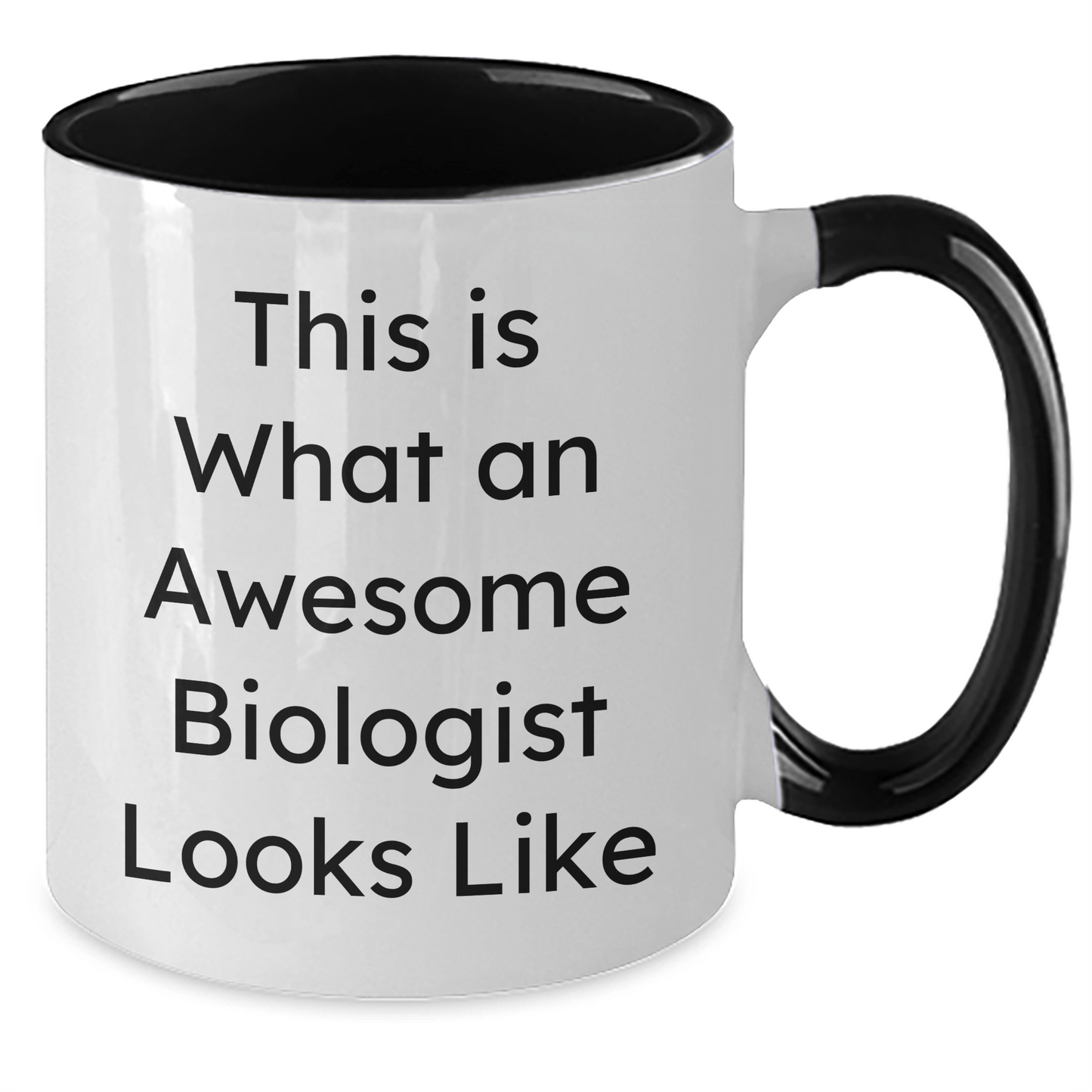 Funny Biologist Gifts from Men to Awesome Biologists, This Is What An Awesome Biologist Looks Like, Two Tone Coffee Mug for Father's Day - The Buy Boom