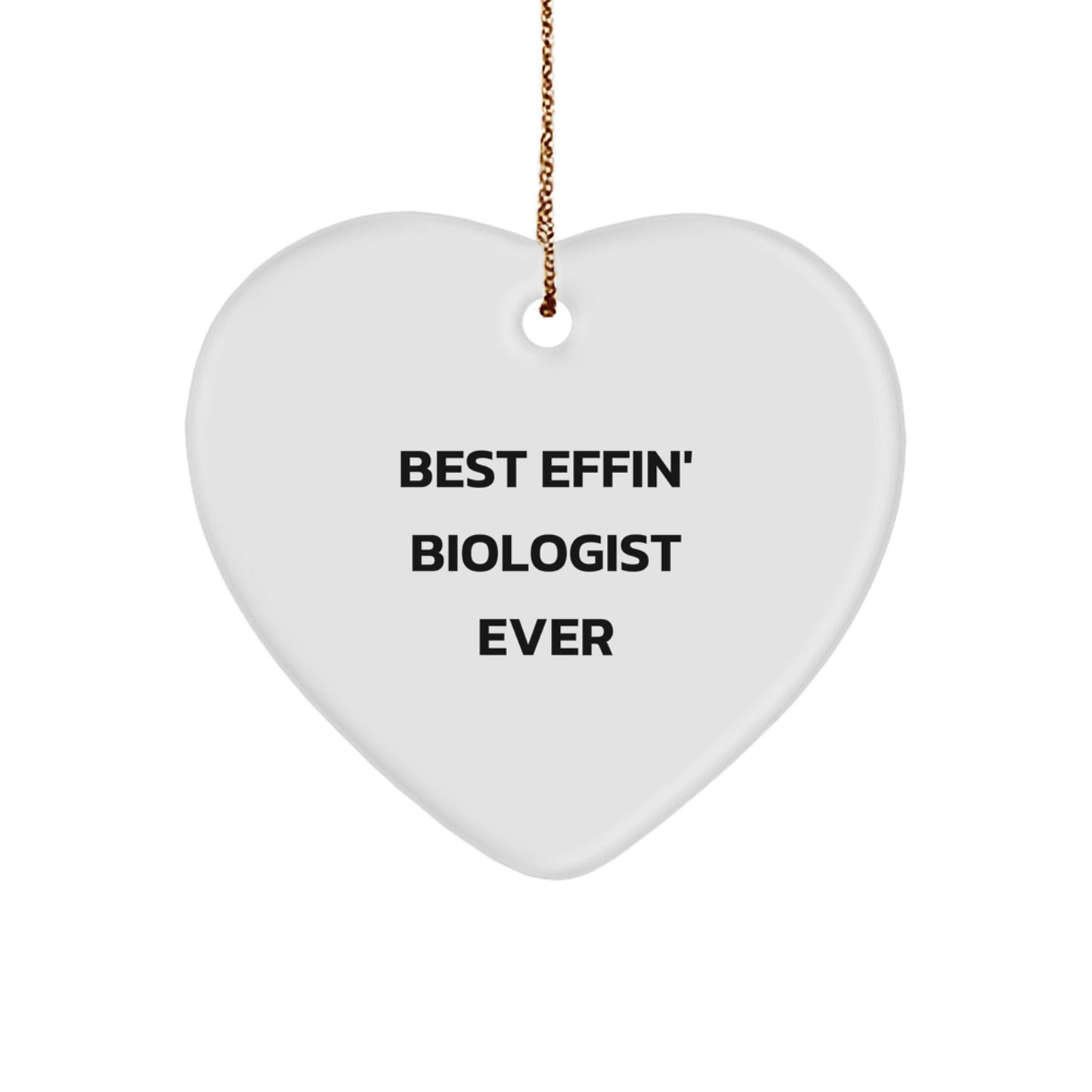 Funny Biologist Heart Ornament Gifts from Men to Biologist Friends for Christmas Unique Gifts - The Buy Boom